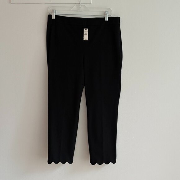 Talbots Slim-Leg Chatham Crop Pants – Size 6 – Color Black – NWT!!! - Picture 1 of 9